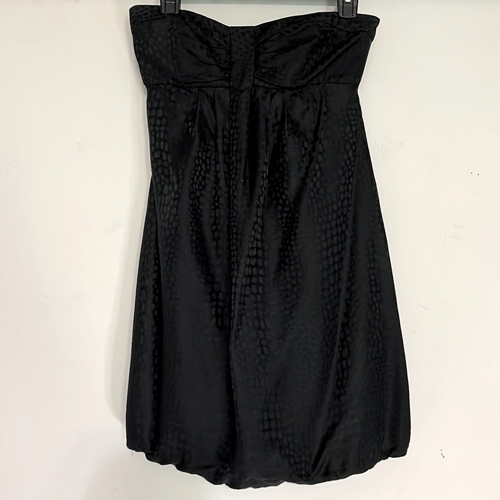 White House Black Market Black Strapless Cocktail Dress